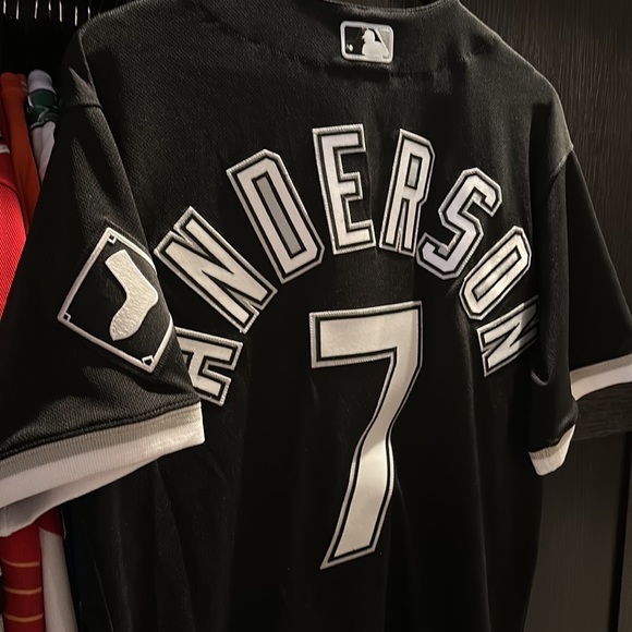 Tim Anderson Black Chicago White Sox Alternate Authentic Player MLB Jersey - Picture 3 of 4